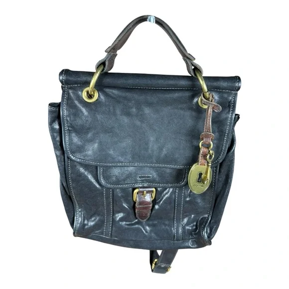 Fossil Leather Bag - Picture 1 of 10